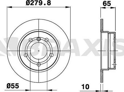 Meyle 315 523 0048 - TARCZA HAM. BMW T. E87 04-