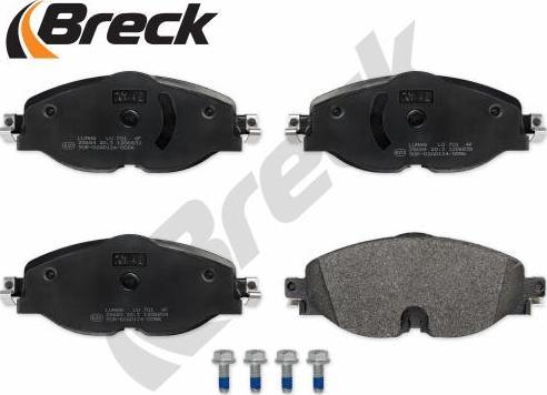 Breck 25683 00 701 10 - Klocek hamulcowy kpl.