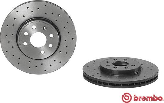 Brembo 09.9159.2X - Tarcze hamulcowe