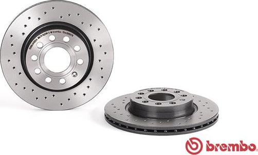 Brembo 09.9167.1X - Tarcze hamulcowe