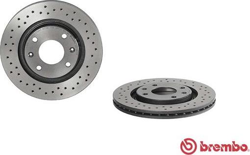 Brembo 09.4987.2X - Tarcze hamulcowe