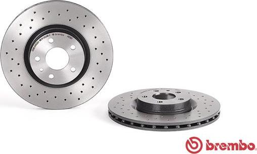 Brembo 09.4939.2X - Tarcze hamulcowe