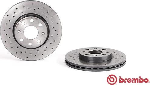 Brembo 09.5843.3X - Tarcze hamulcowe