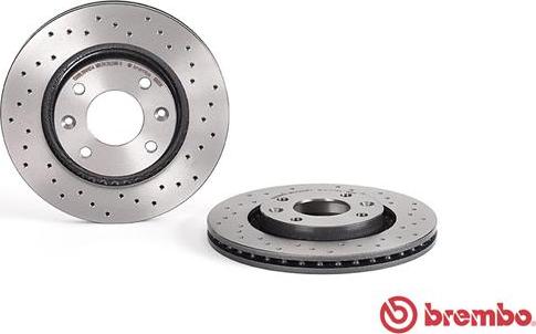 Brembo 09.8695.1X - Tarcze hamulcowe