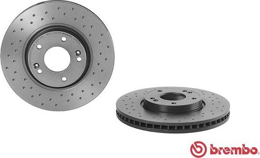 Brembo 09.A532.1X - Tarcze hamulcowe