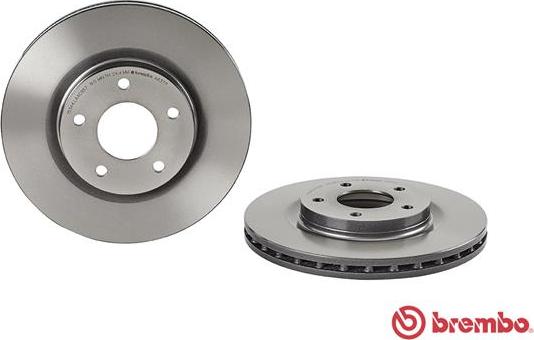 Brembo 09.A637.11 - Tarcza hamulcowa