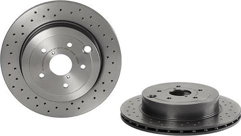 Brembo 09.A198.1X — Tarcza hamulcowa