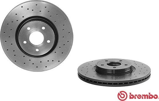 Brembo 09.A728.1X - Tarcze hamulcowe
