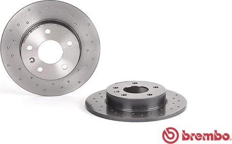 Brembo 08.7627.1X - Tarcze hamulcowe