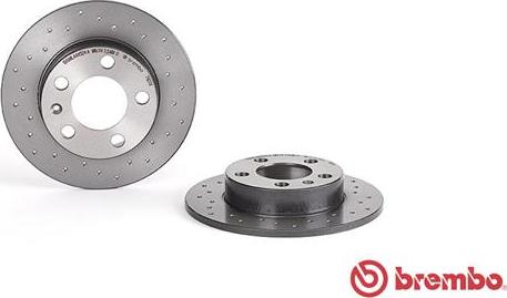 Brembo 08.7165.1X - Tarcza hamulcowa