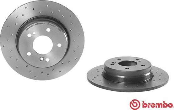 Brembo 08.7211.2X - Tarcze hamulcowe