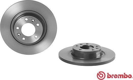 Brembo 08.A456.11 - Tarcza hamulcowa
