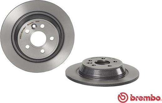 Brembo 08.A540.11 - Tarcza hamulcowa
