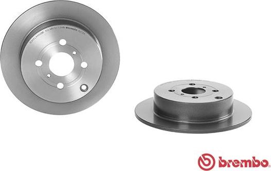 Brembo 08.A273.11 - TARCZA HAMULCOWA TYŁ