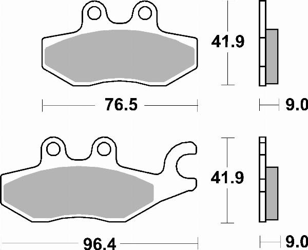Brembo 07060 — Zestaw klocków hamulcowych, hamulce tarczowe