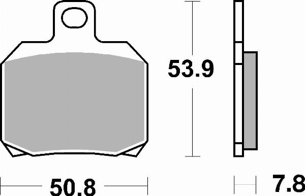 Brembo 07004 — Zestaw klocków hamulcowych, hamulce tarczowe