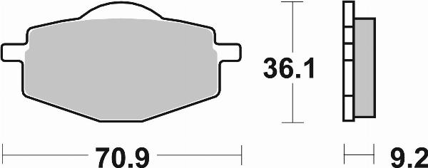Brembo 07YA1407 — Zestaw klocków hamulcowych, hamulce tarczowe