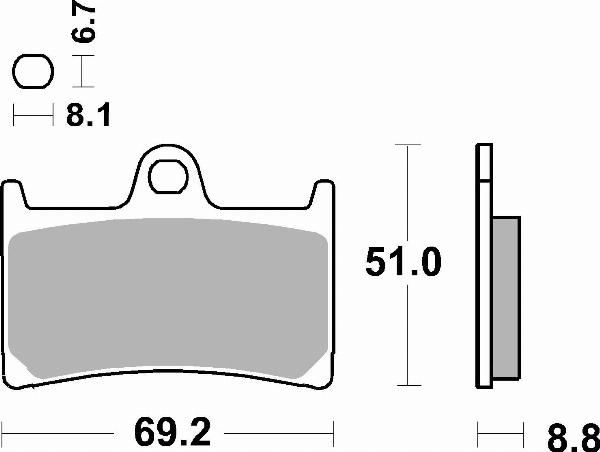 Brembo 07YA23SA — Zestaw klocków hamulcowych, hamulce tarczowe