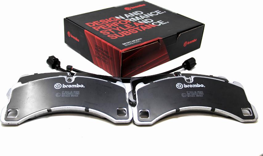 Brembo 07.B314.66 — Zestaw okładzin hamulcowych o wysokiej skuteczności