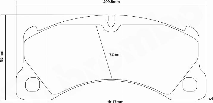 Brembo 07.B314.67 - Klocki hamulcowe tuningowe