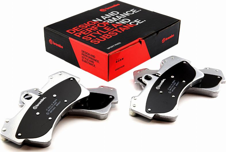 Brembo 07.B314.20 — Zestaw okładzin hamulcowych o wysokiej skuteczności