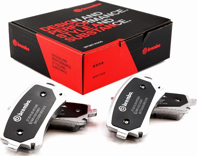 Brembo 07.B315.00 — Zestaw okładzin hamulcowych o wysokiej skuteczności