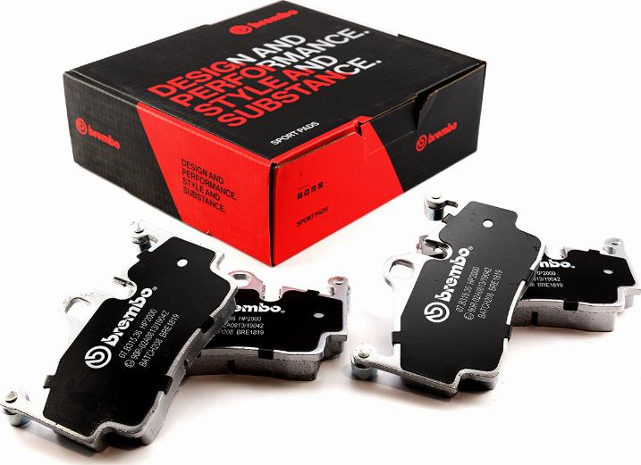 Brembo 07.B315.36 — Zestaw okładzin hamulcowych o wysokiej skuteczności