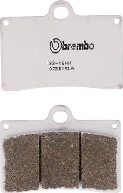 Brembo 07BB15LA — Zestaw klocków hamulcowych, hamulce tarczowe