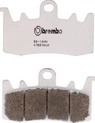 Brembo 07BB38LA — Zestaw klocków hamulcowych, hamulce tarczowe