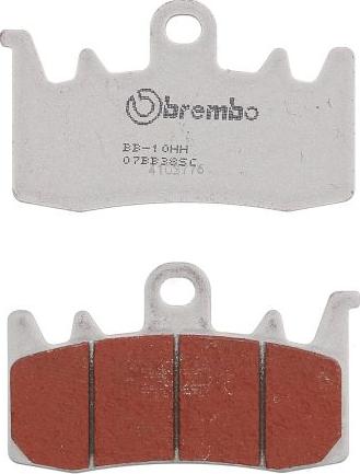 Brembo 07BB38SR — Zestaw klocków hamulcowych, hamulce tarczowe
