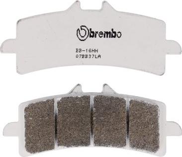 Brembo 07BB37LA — Zestaw klocków hamulcowych, hamulce tarczowe