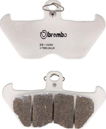 Brembo 07BB24LA — Zestaw klocków hamulcowych, hamulce tarczowe