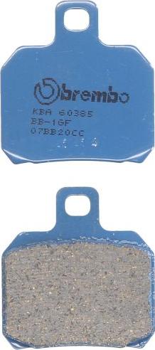 Brembo 07BB20CC — Zestaw klocków hamulcowych, hamulce tarczowe