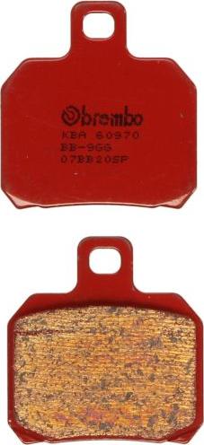 Brembo 07BB20SP — Zestaw klocków hamulcowych, hamulce tarczowe