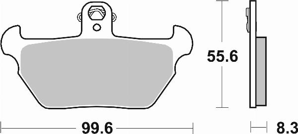 Brembo 07BB22SA — Zestaw klocków hamulcowych, hamulce tarczowe