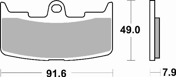 Brembo 07GR68SA — Zestaw klocków hamulcowych, hamulce tarczowe