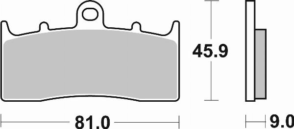 Brembo 07GR62SA — Zestaw klocków hamulcowych, hamulce tarczowe