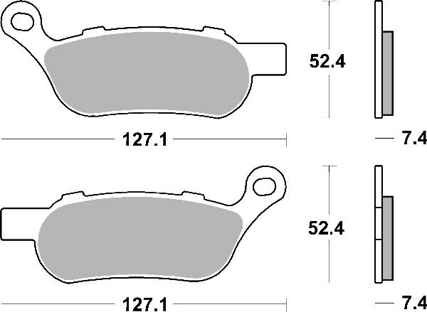 Brembo 07HD07SP — Zestaw klocków hamulcowych, hamulce tarczowe