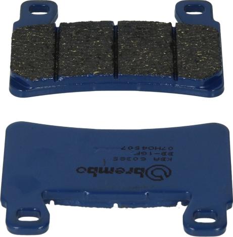 Brembo 07HO4507 — Zestaw klocków hamulcowych, hamulce tarczowe