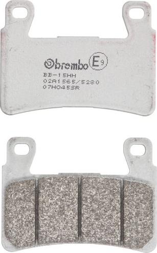 Brembo 07HO45SR — Zestaw klocków hamulcowych, hamulce tarczowe
