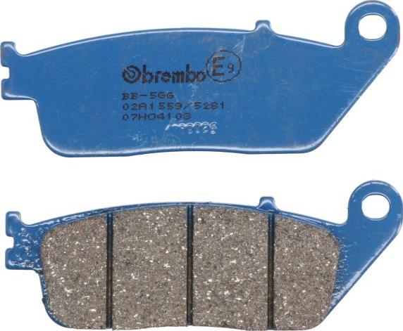 Brembo 07HO4108 — Zestaw klocków hamulcowych, hamulce tarczowe