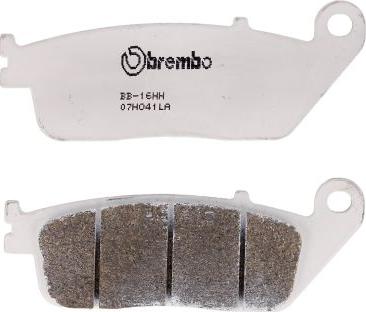 Brembo 07HO41LA — Zestaw klocków hamulcowych, hamulce tarczowe