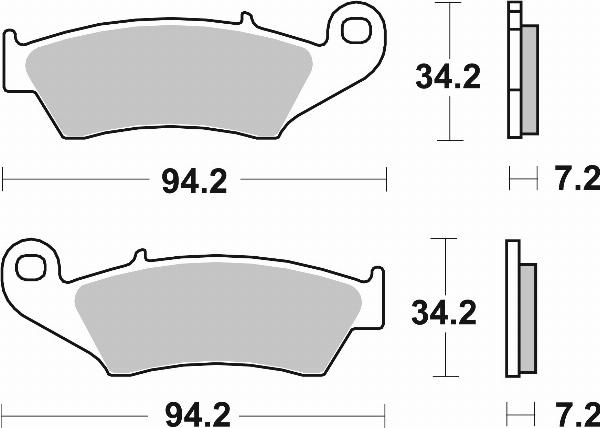 Brembo 07KA17SD — Zestaw klocków hamulcowych, hamulce tarczowe