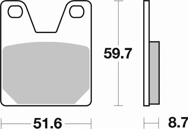 Brembo 07YA38SP — Zestaw klocków hamulcowych, hamulce tarczowe
