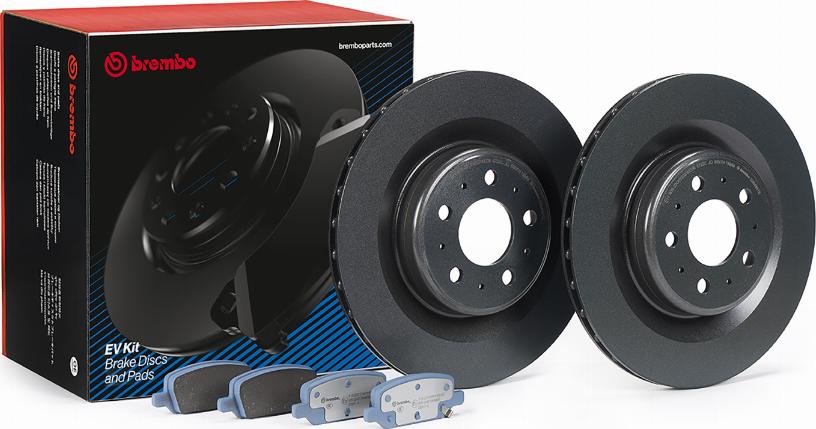 Brembo KT 08 004 - Zestaw hamulca tarczowego