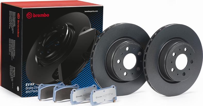 Brembo KT 08 001 — Zestaw do hamulców, hamulce tarczowe