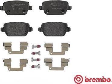 Brembo P 44 016 - Klocek hamulcowy kpl.