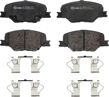 Brembo P 59 096 - Klocek hamulcowy kpl.