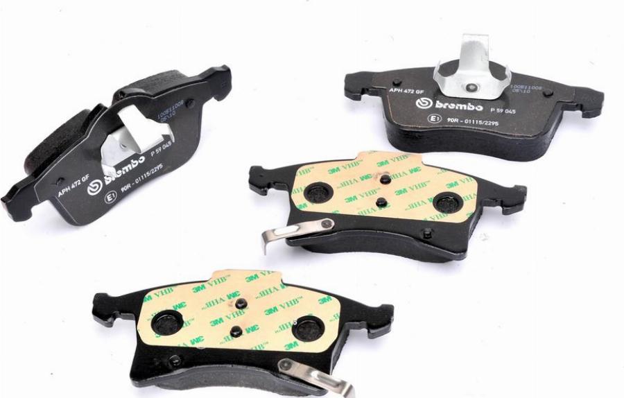 Brembo P 59 045 — Zestaw klocków hamulcowych, hamulce tarczowe