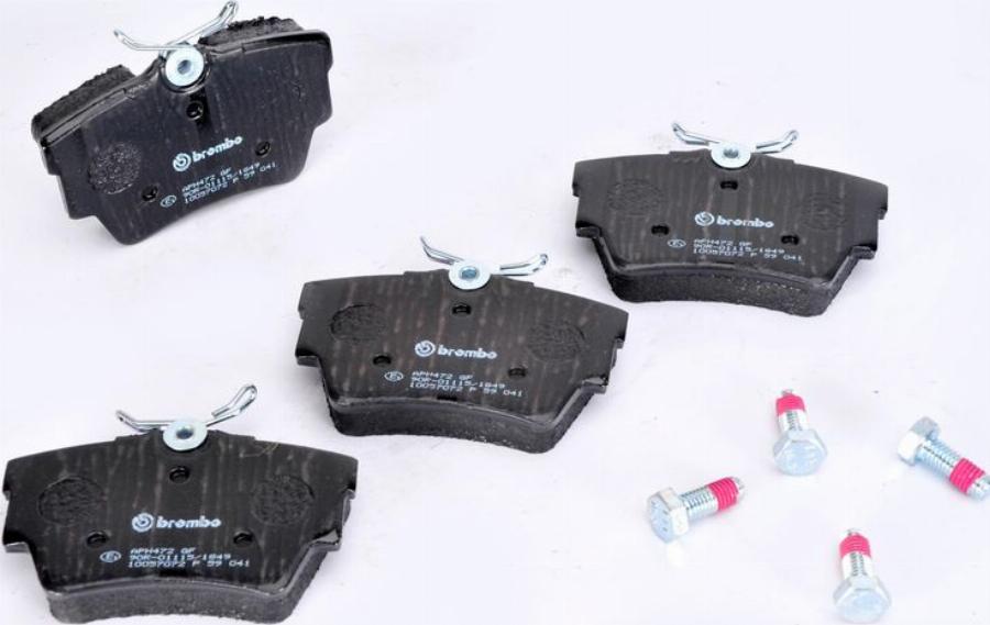 Brembo P 59 041 — Zestaw klocków hamulcowych, hamulce tarczowe